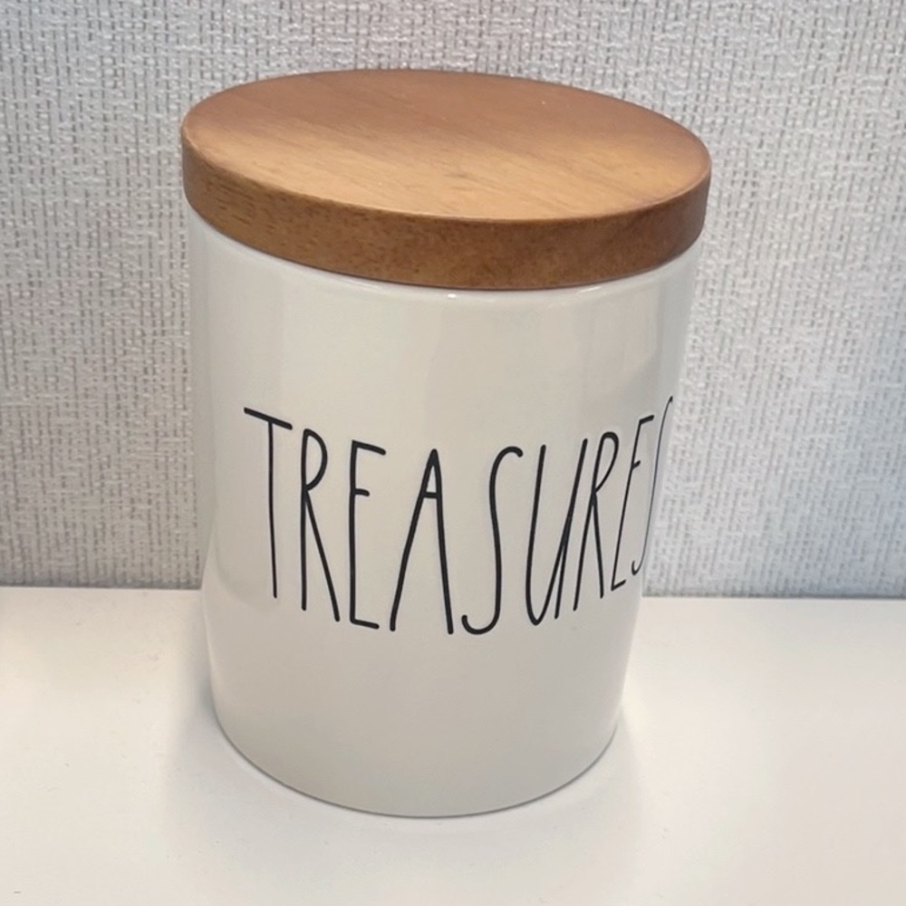 Rae Dunn New TREASURES canister